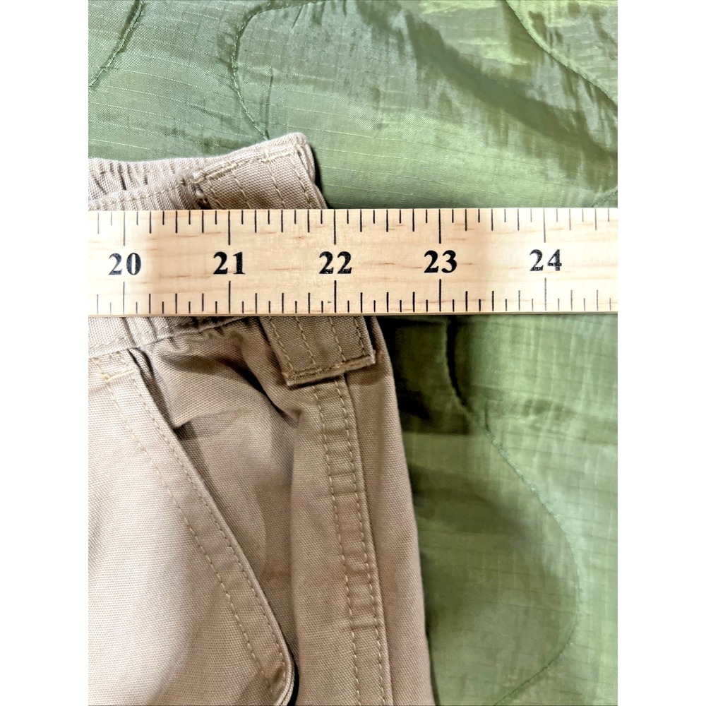 5.11 Tactical Cargo Pants 44x30ā Beige 74251 Cotton Elastic Waist Knee Pad Ready - Picture 15 of 16